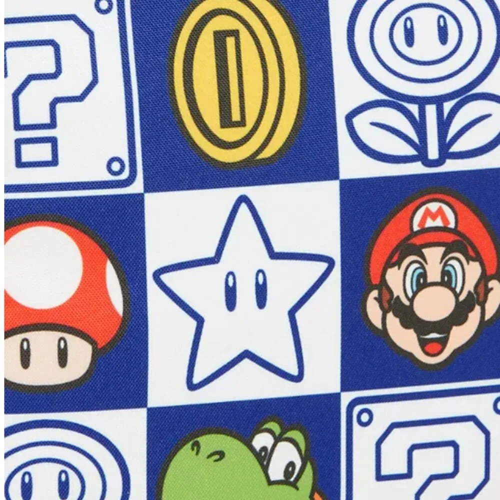 Super Mario Bros -Lunch Box - Insulated Bag w/ Yoshi, Mario, & Power-Ups!